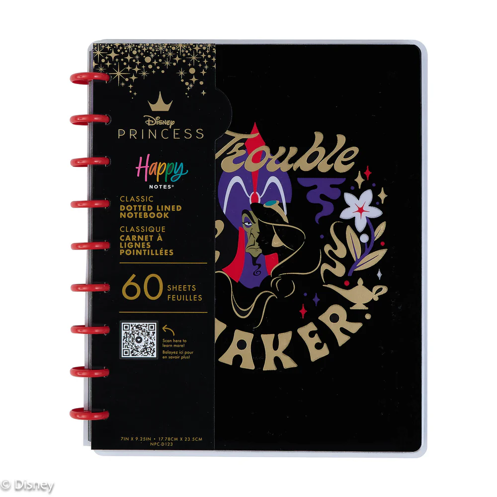 Disney Jasmine vs. Jafar - Dotted Lined Classic Notebook - 60 Sheets 8 Disney Jasmine vs. Jafar - Dotted Lined Classic Notebook - 60 Sheets