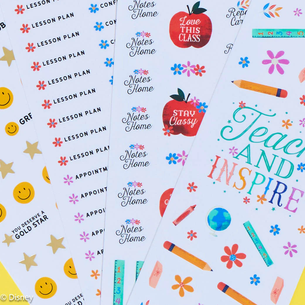Classroom Brights Teacher - 8 Sticker Sheets