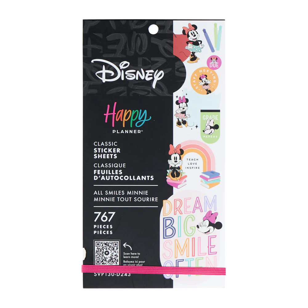 Disney Minnie Mouse All Smiles Teacher - Value Pack Stickers
