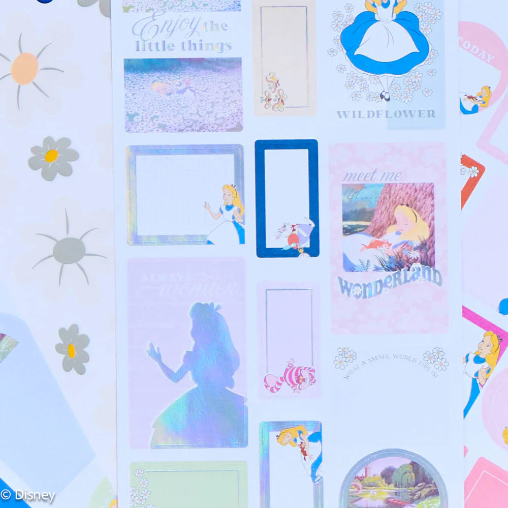 Disney Alice in Wonderland Curious - Value Pack Stickers 2 Disney Alice in Wonderland Curious - Value Pack Stickers