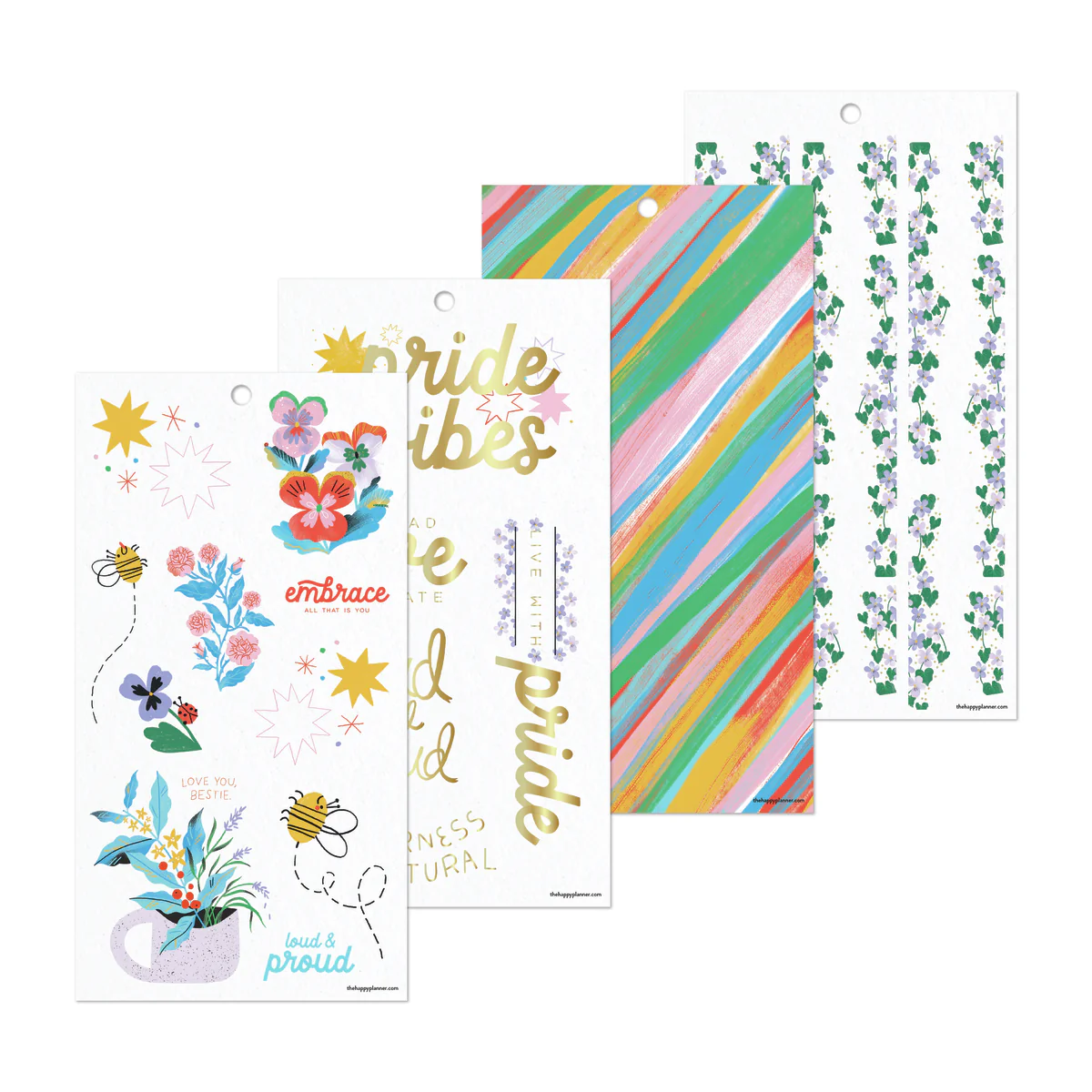 Bug Robbins x Happy Planner Blooming With Pride - Value Pack Stickers 9 Bug Robbins x Happy Planner Blooming With Pride - Value Pack Stickers