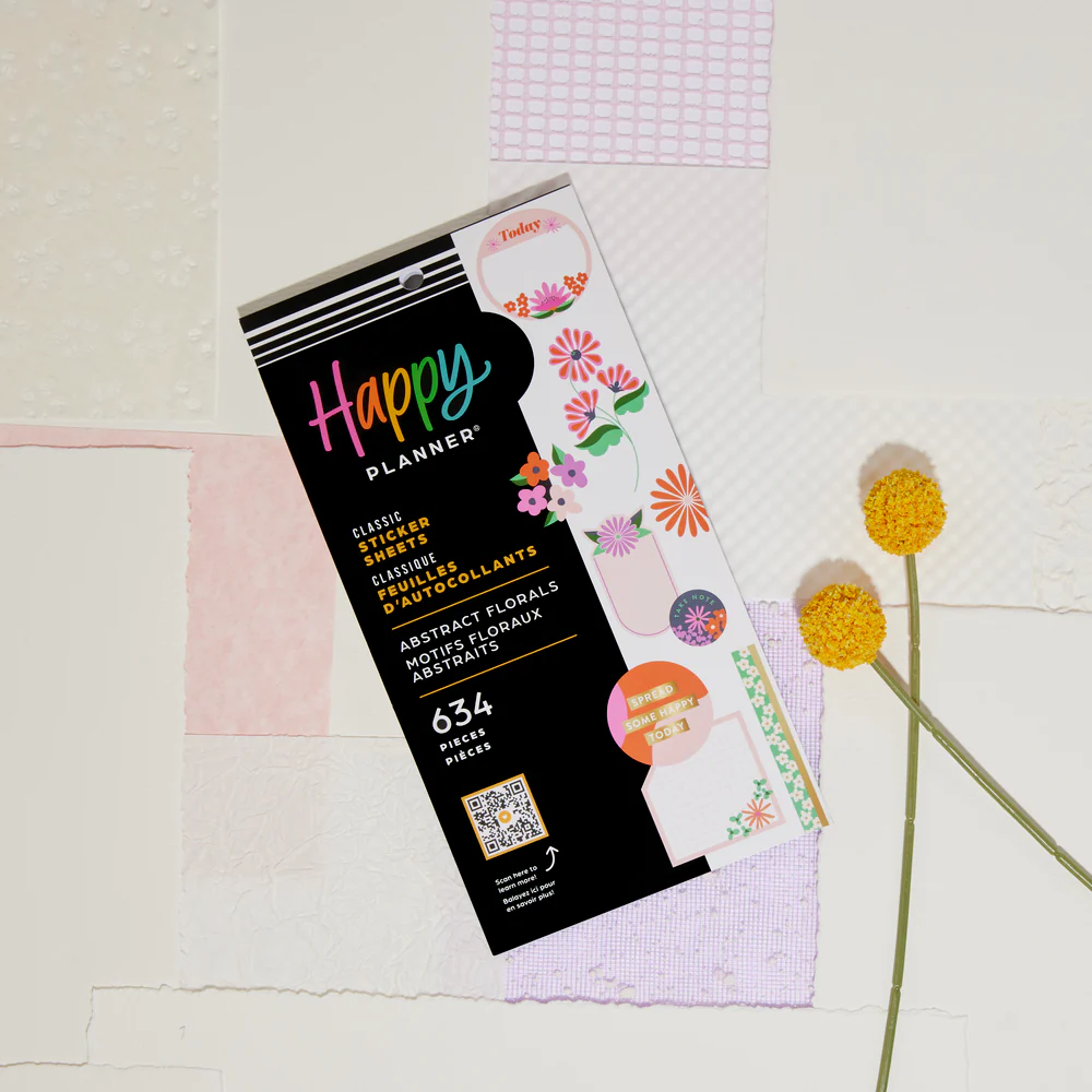 Abstract Florals - Value Pack Stickers 4 Abstract Florals - Value Pack Stickers