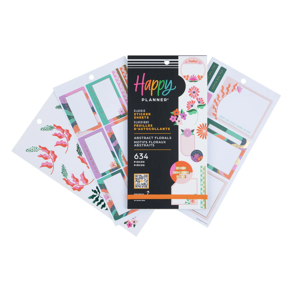 Abstract Florals - Value Pack Stickers 9 Abstract Florals - Value Pack Stickers