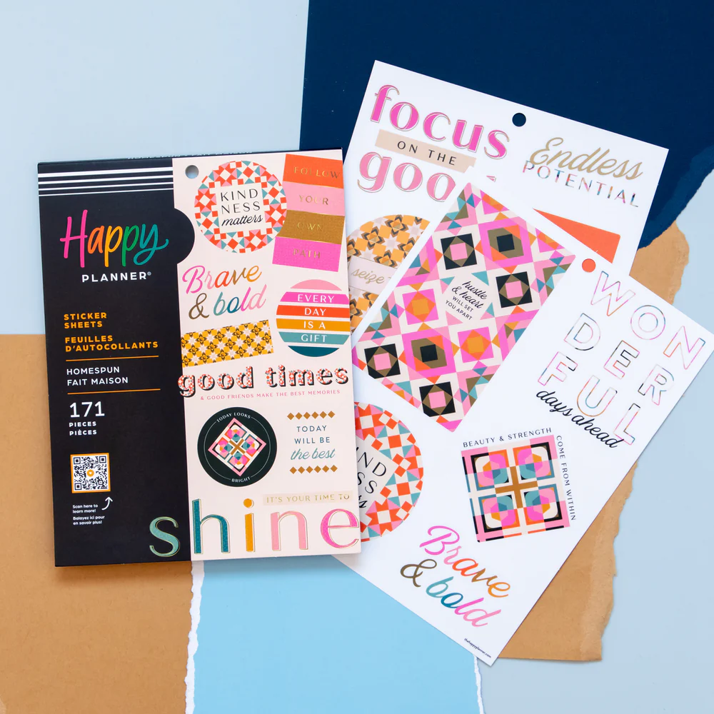 Homespun - Large Value Pack Stickers