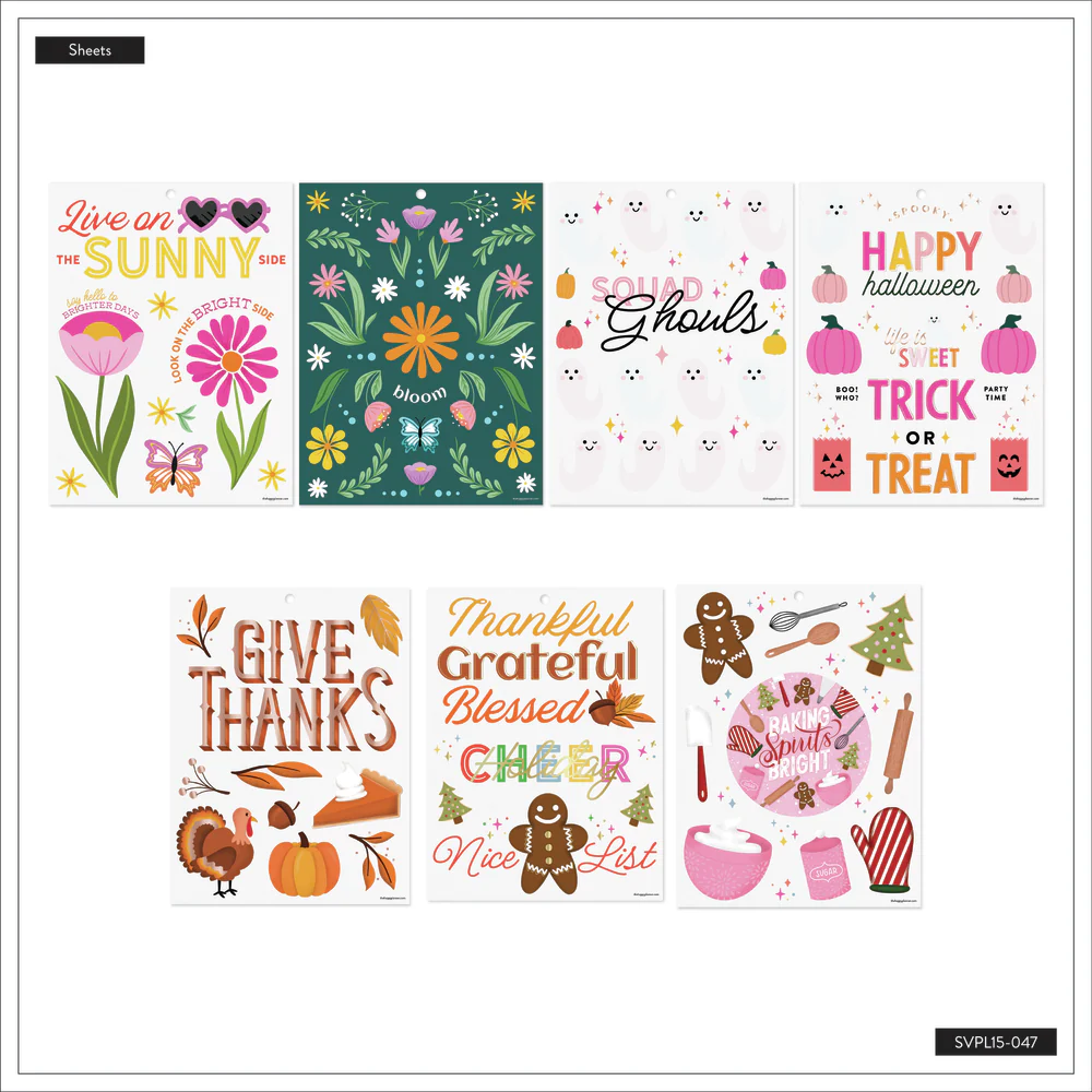 Seasons of Joy - Large Value Pack Stickers 5 Seasons of Joy - Large Value Pack Stickers