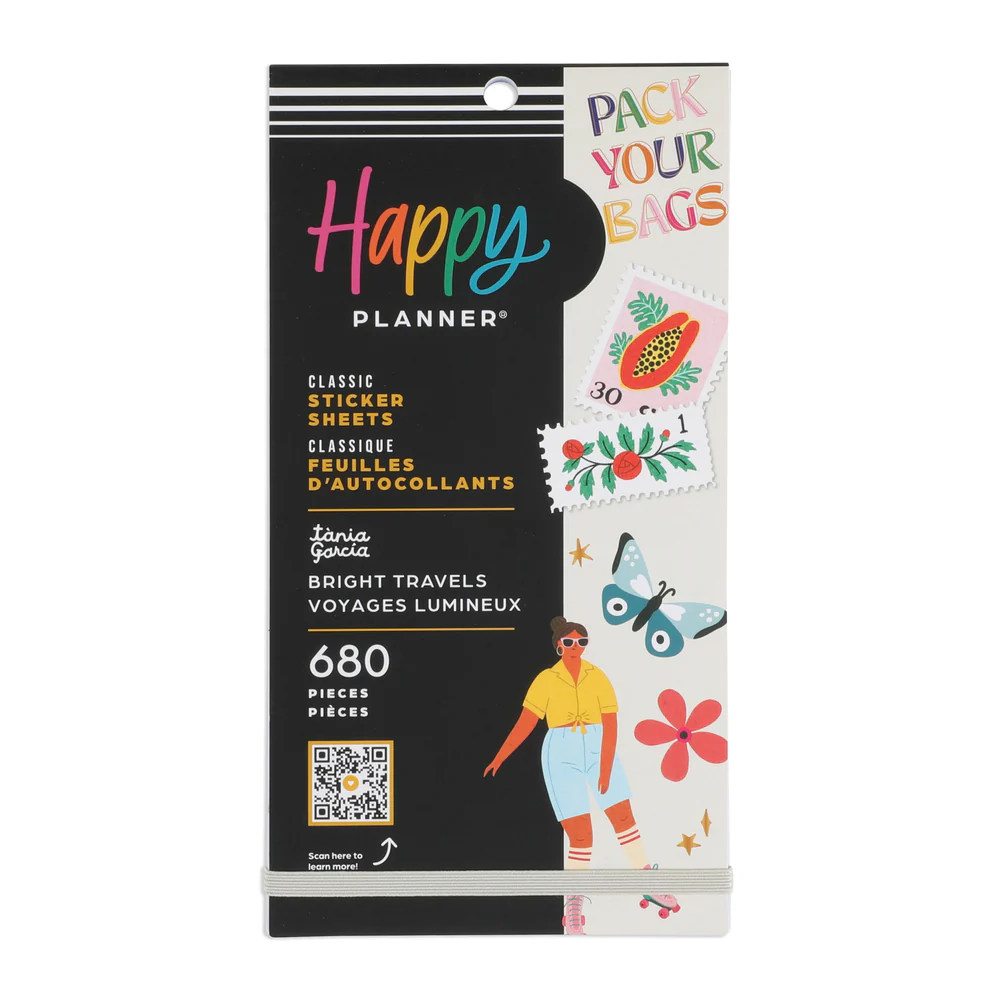Happy Planner x TÃ nia Garcia Bright Travels - Value Pack Stickers 2 Happy Planner x TÃ nia Garcia Bright Travels - Value Pack Stickers