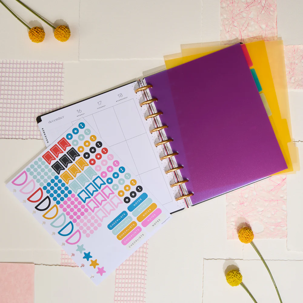 Happy Brights - Classic Plastic Dividers - 5 Pack 2 Happy Brights - Classic Plastic Dividers - 5 Pack
