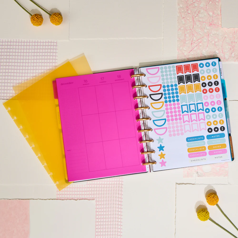 Happy Brights - Classic Plastic Dividers - 5 Pack 3 Happy Brights - Classic Plastic Dividers - 5 Pack