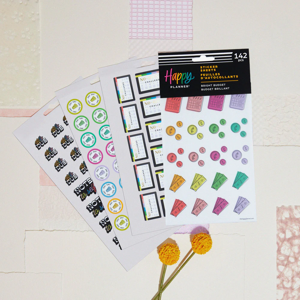 Bright Budget - 5 Sticker Sheets 2 Bright Budget - 5 Sticker Sheets