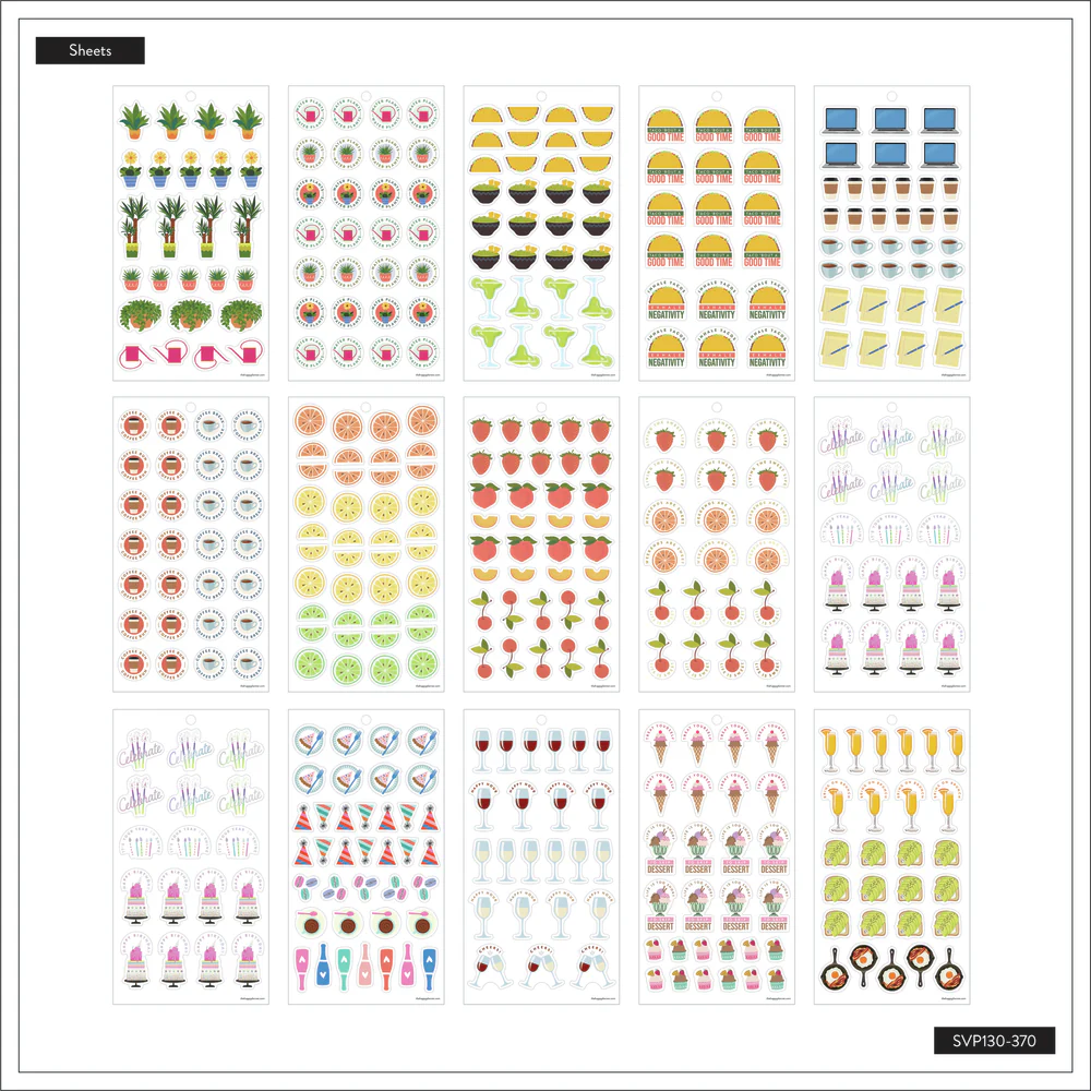 Everyday Bright + Bold Icons - Value Pack Stickers 5 Everyday Bright + Bold Icons - Value Pack Stickers