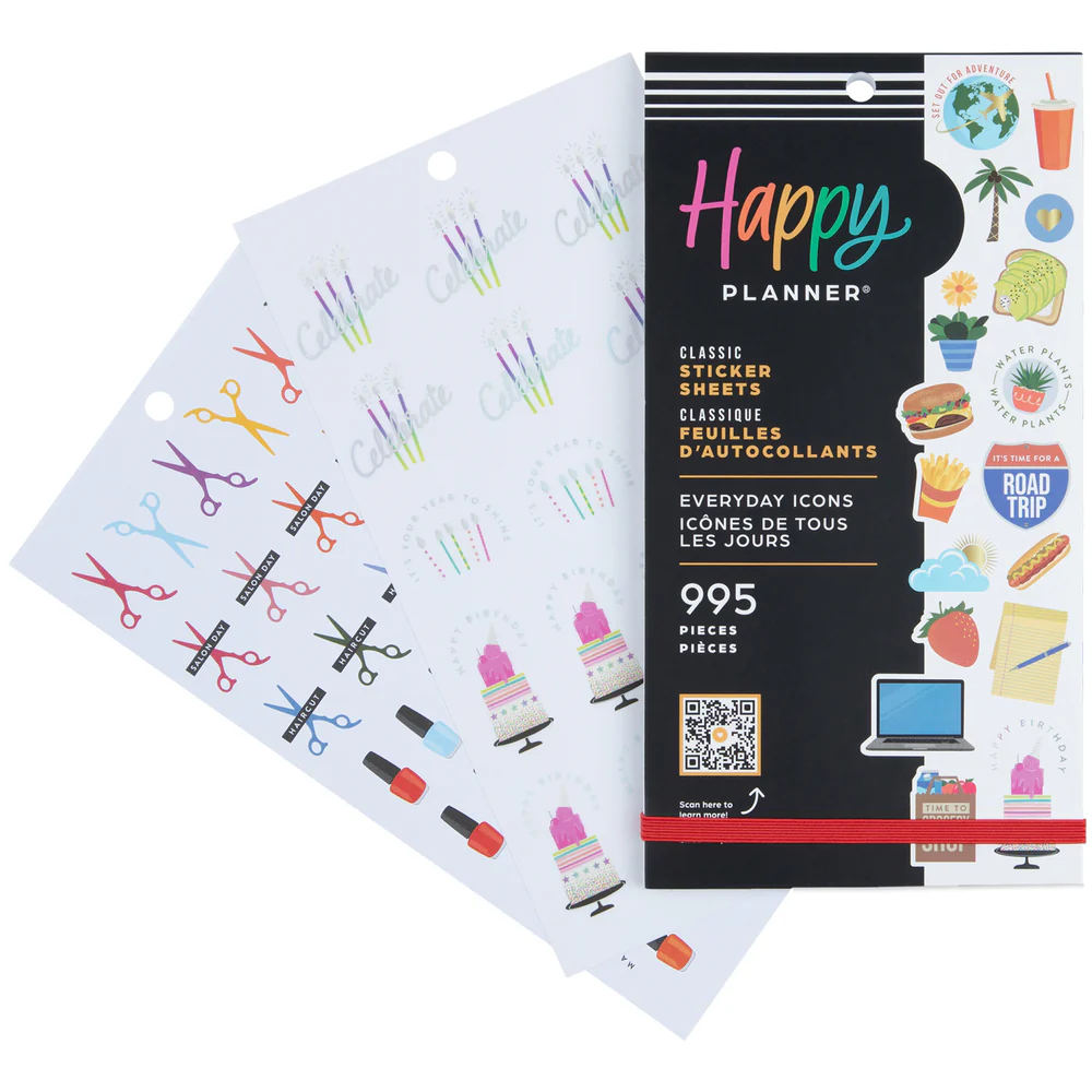 Everyday Bright + Bold Icons - Value Pack Stickers 7 Everyday Bright + Bold Icons - Value Pack Stickers