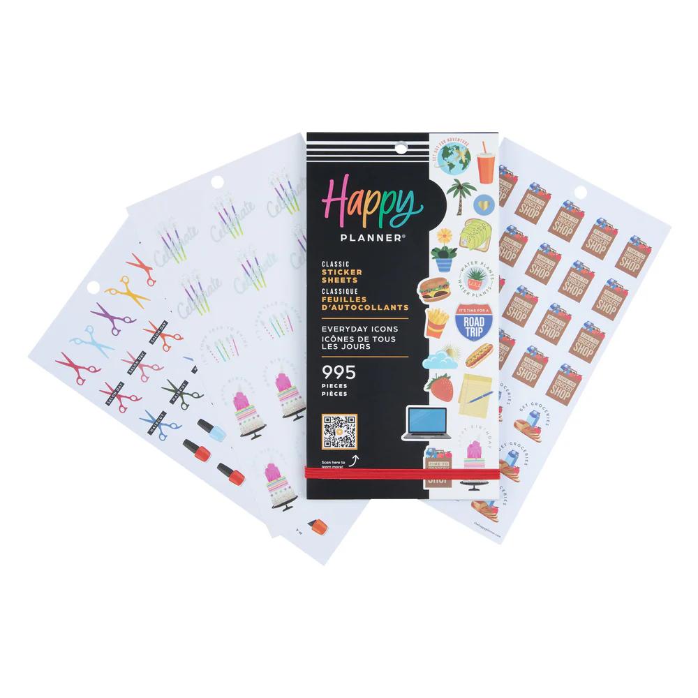 Everyday Bright + Bold Icons - Value Pack Stickers 9 Everyday Bright + Bold Icons - Value Pack Stickers