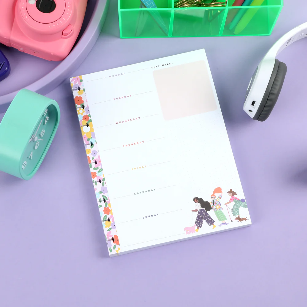 Groovin' & Movin' Block Notepad - Classic - 100 Sheets
