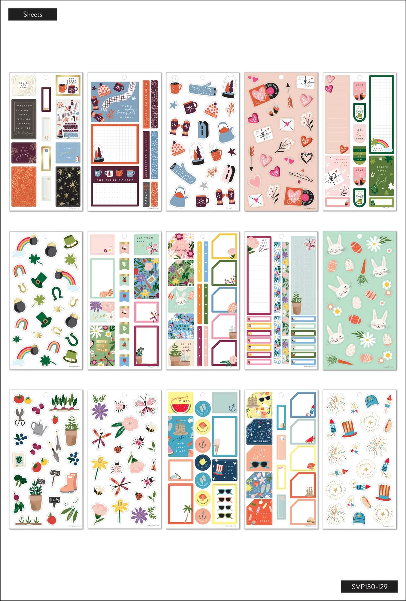 Value Pack Stickers - Cheerful Seasons 3 Value Pack Stickers - Cheerful Seasons