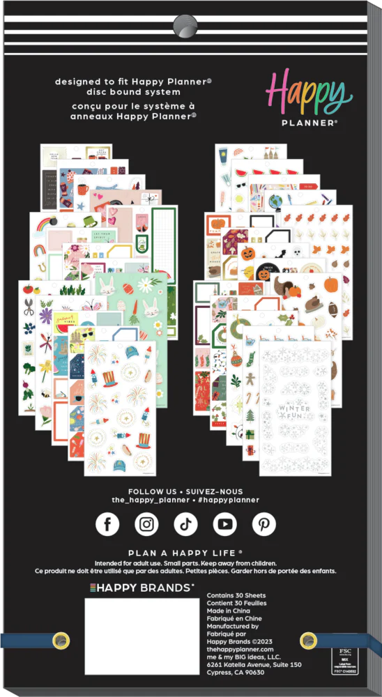 Value Pack Stickers - Cheerful Seasons 5 Value Pack Stickers - Cheerful Seasons