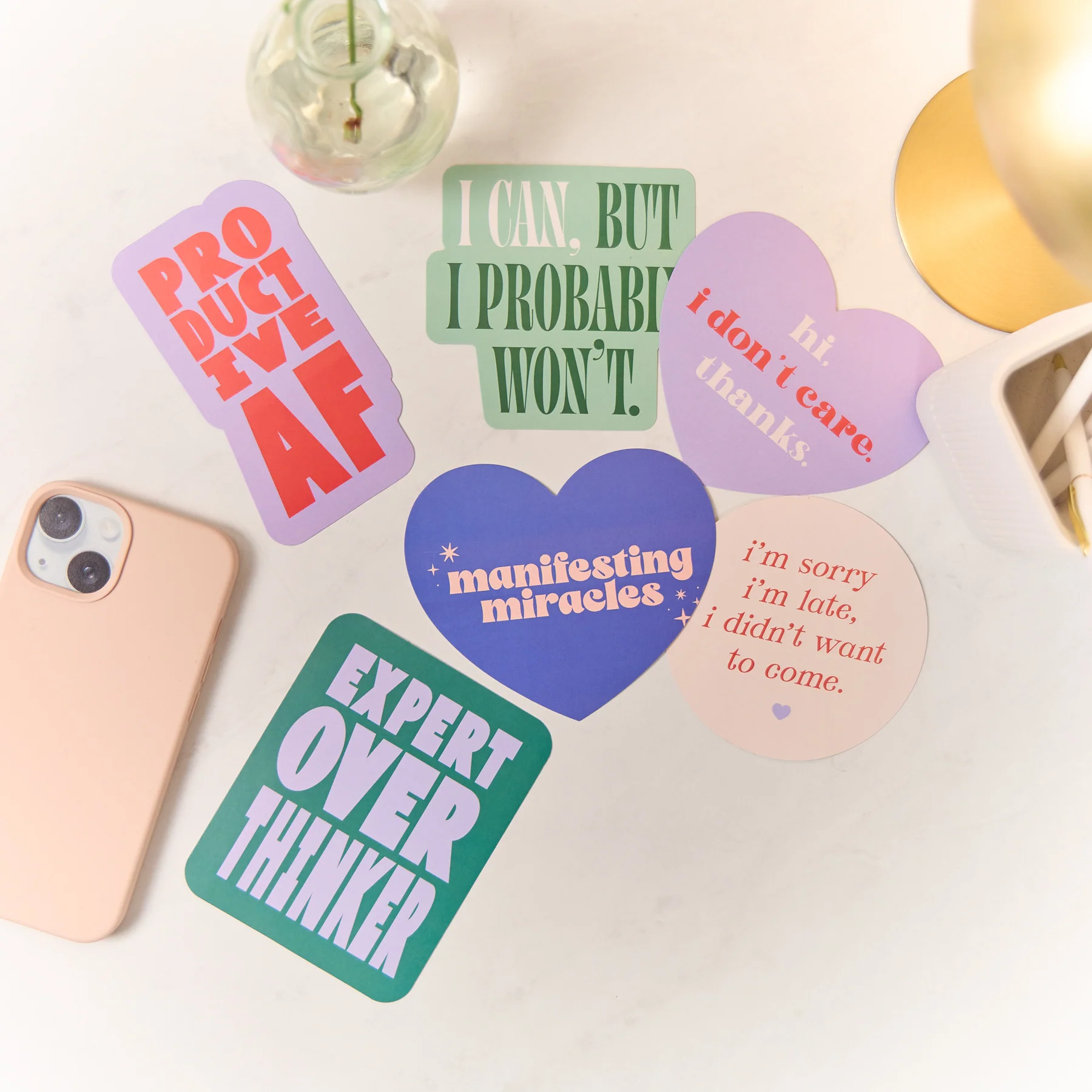 Current Mood - Die Cut Stickers - 6 Pack 4 Current Mood - Die Cut Stickers - 6 Pack