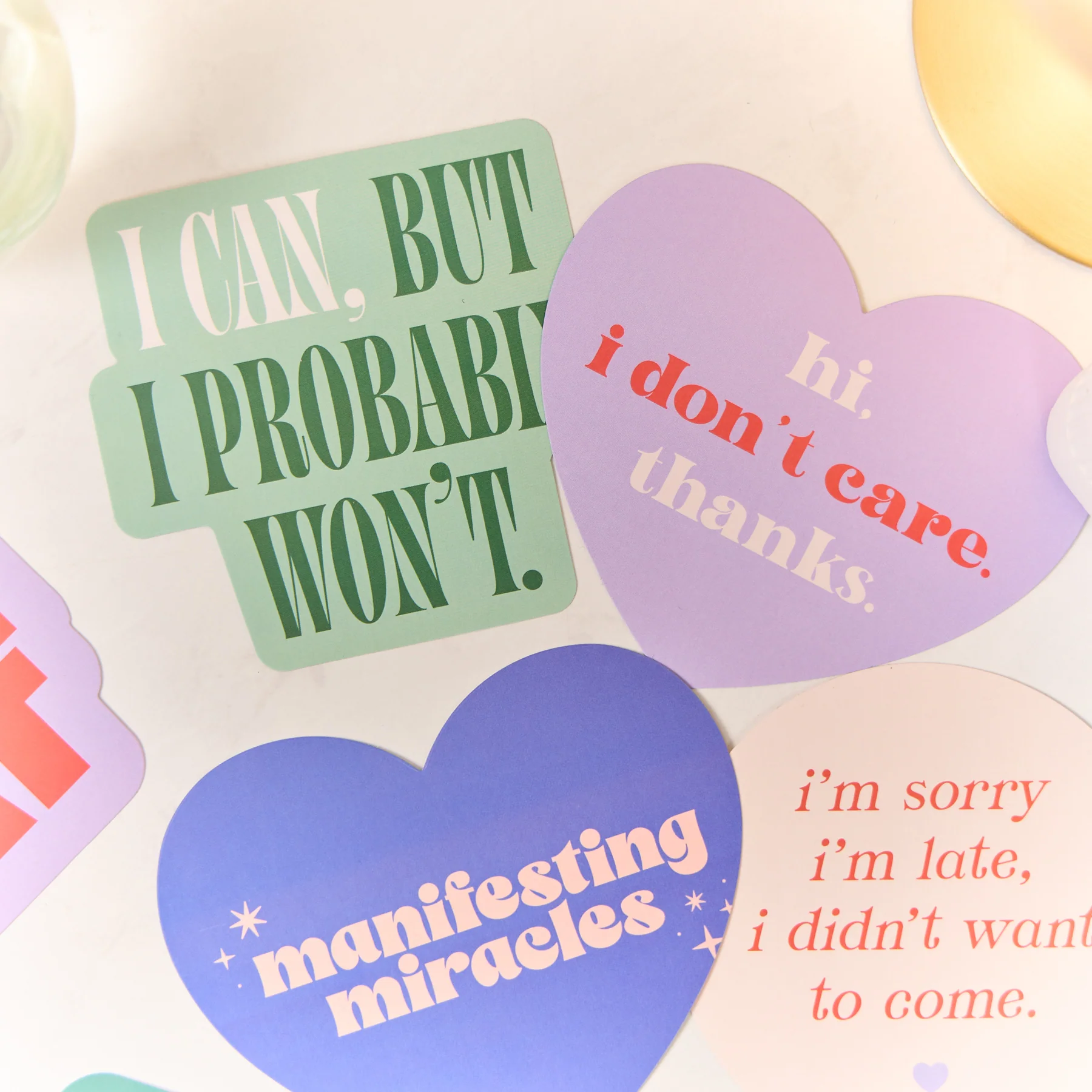Current Mood - Die Cut Stickers - 6 Pack 6 Current Mood - Die Cut Stickers - 6 Pack