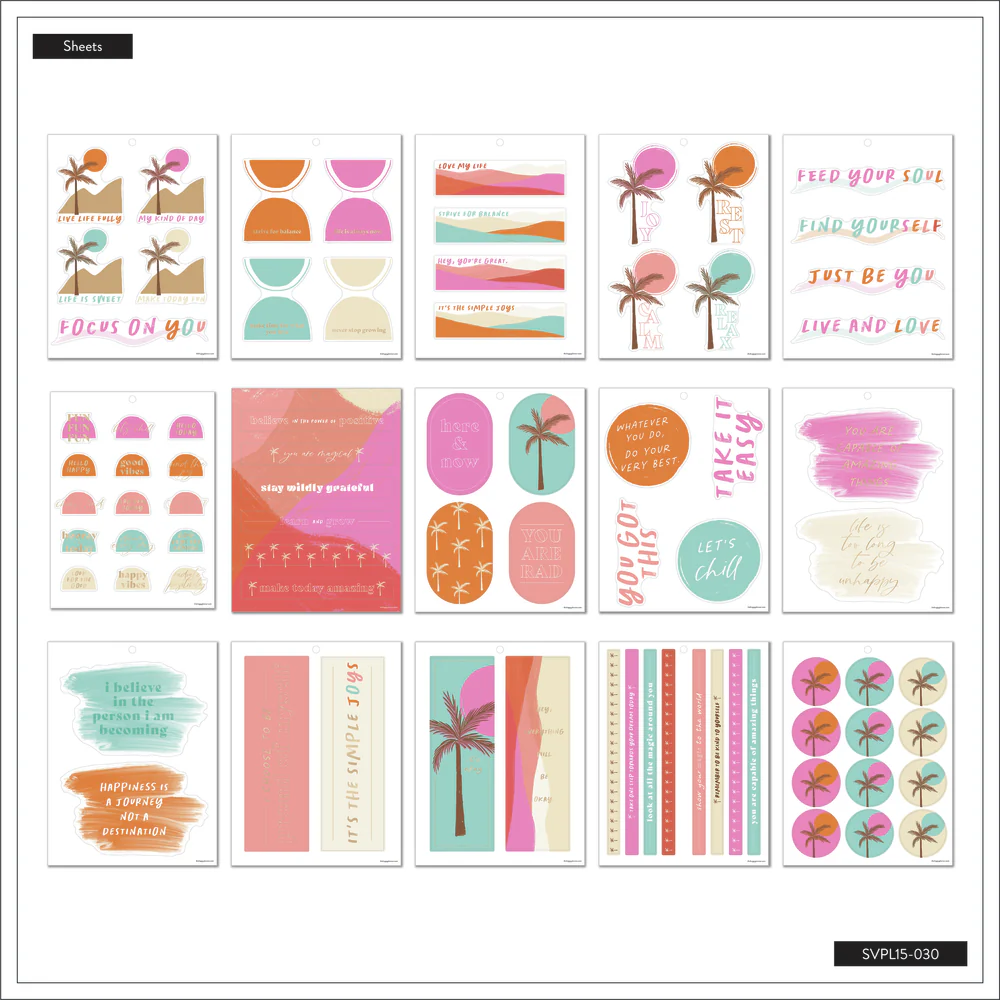 Organic Wellness - Large Value Pack Stickers 6 Organic Wellness - Large Value Pack Stickers