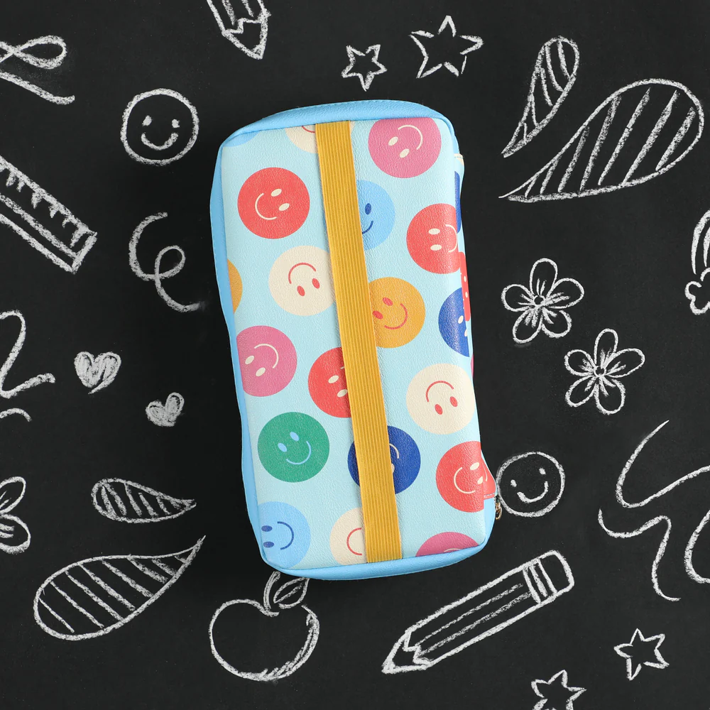 Super Happy - Sticker Storage Zip Folio 6 Super Happy - Sticker Storage Zip Folio