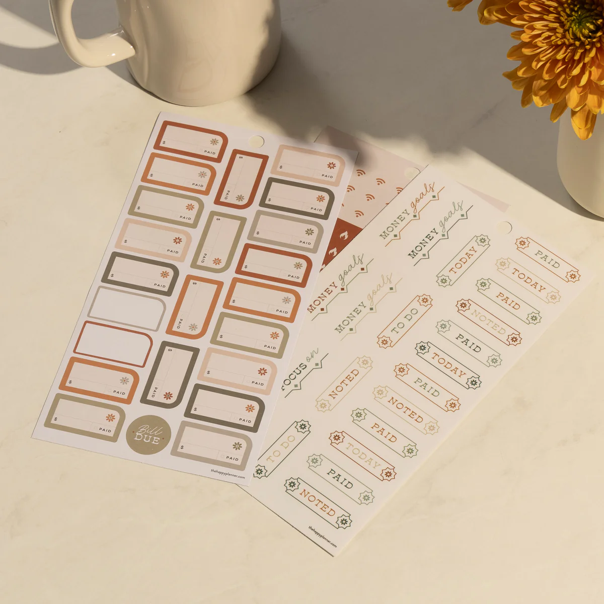 Sage & Terracotta Budget - Value Pack Stickers 3 Sage & Terracotta Budget - Value Pack Stickers