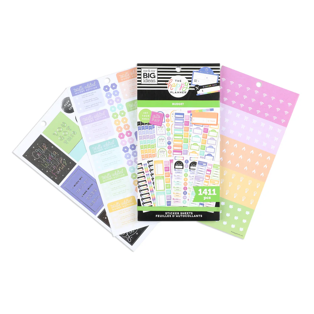 Value Pack Stickers - Budget Goals