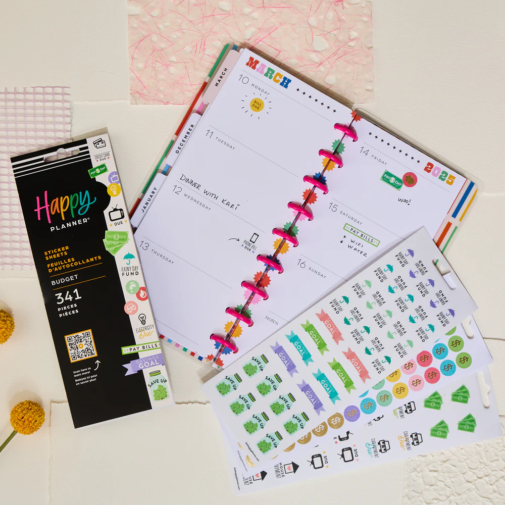 Save Up Budget - 8 Sticker Sheets 2 Save Up Budget - 8 Sticker Sheets