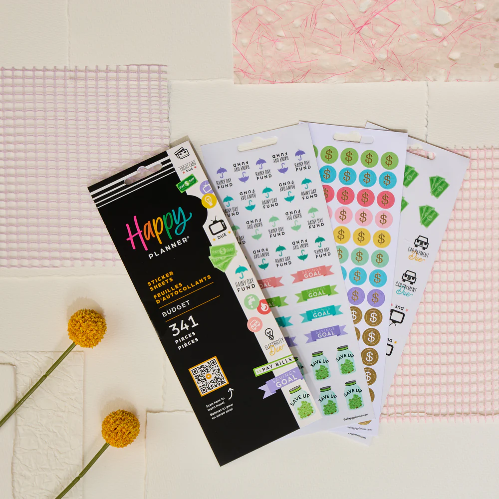 Save Up Budget - 8 Sticker Sheets 3 Save Up Budget - 8 Sticker Sheets