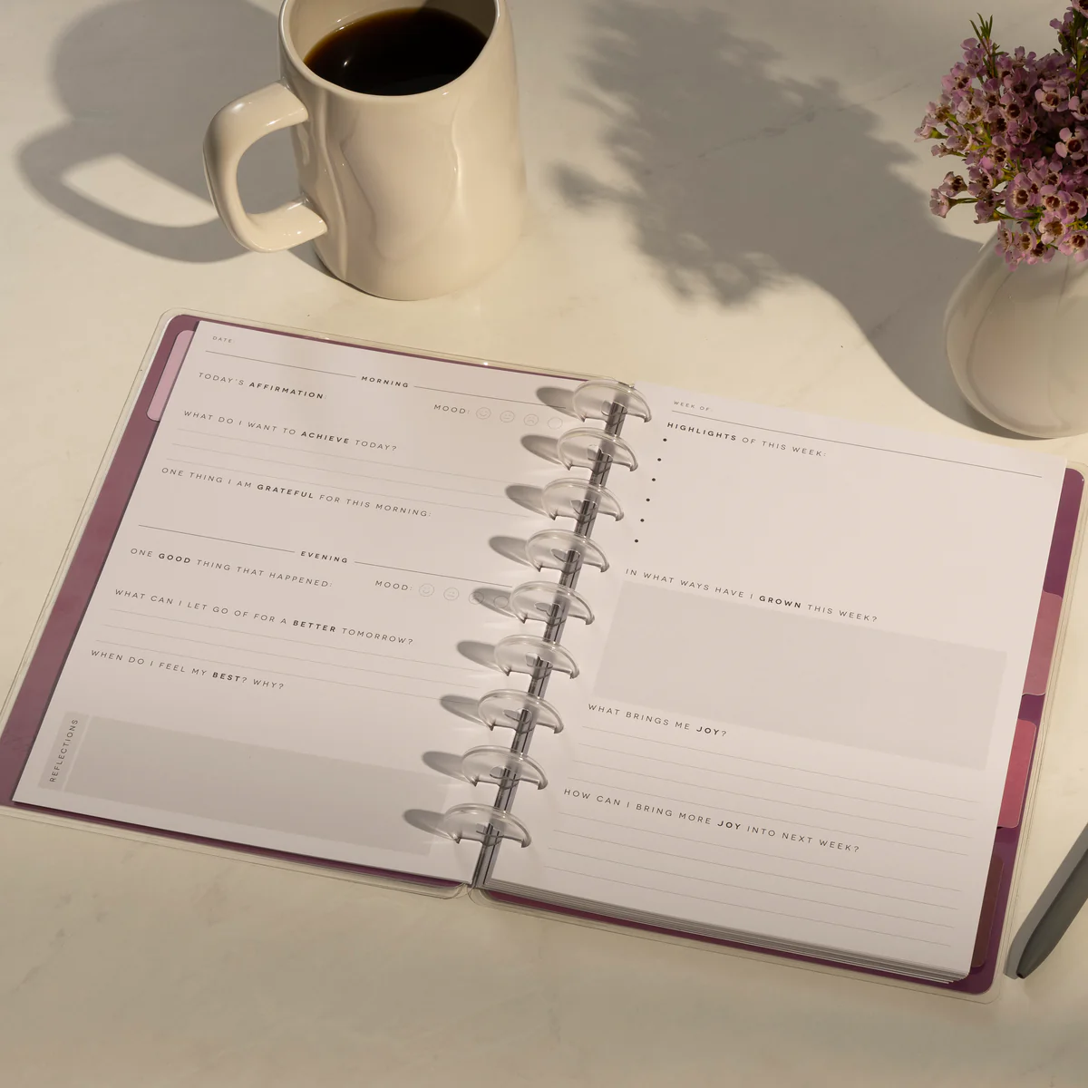 Reflect & Grow - Classic Guided Gratitude Journal - 80 Sheets