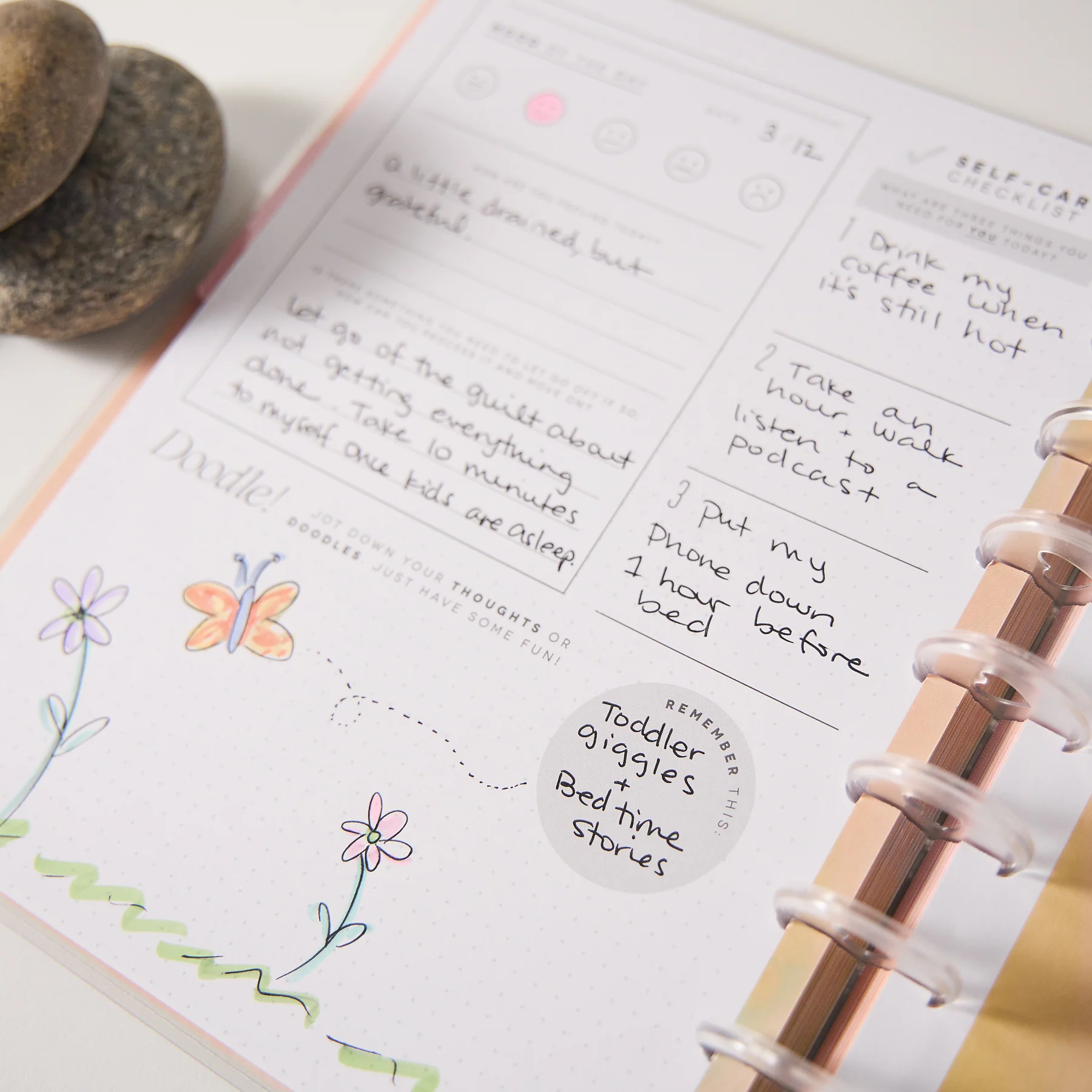 Rise & Align Reflect - Classic Guided Reflection Journal - 80 Sheets