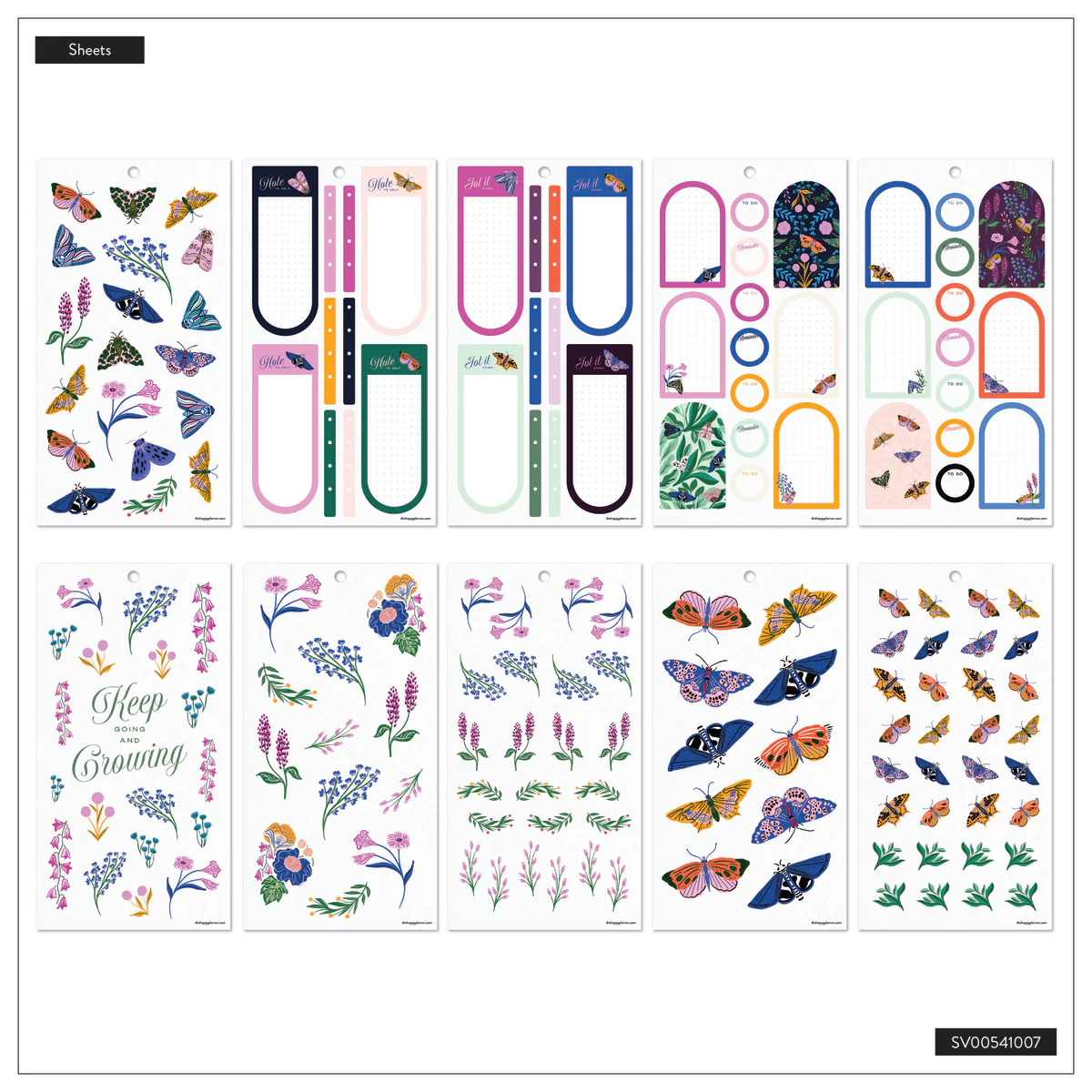 Butterfly Botanics - Value Pack Stickers 7 Butterfly Botanics - Value Pack Stickers