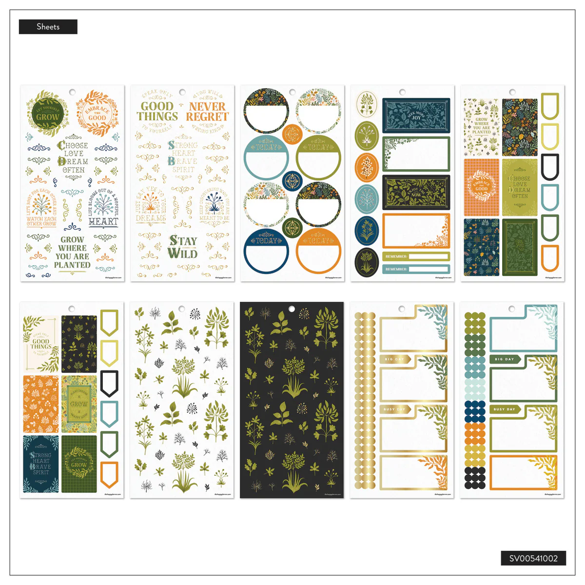 Herbarium - Value Pack Stickers 10 Herbarium - Value Pack Stickers