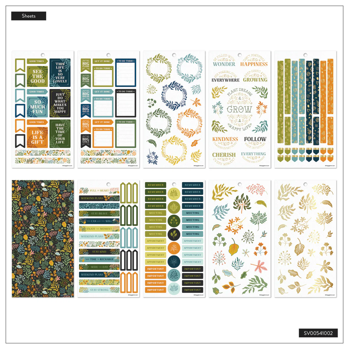 Herbarium - Value Pack Stickers 11 Herbarium - Value Pack Stickers