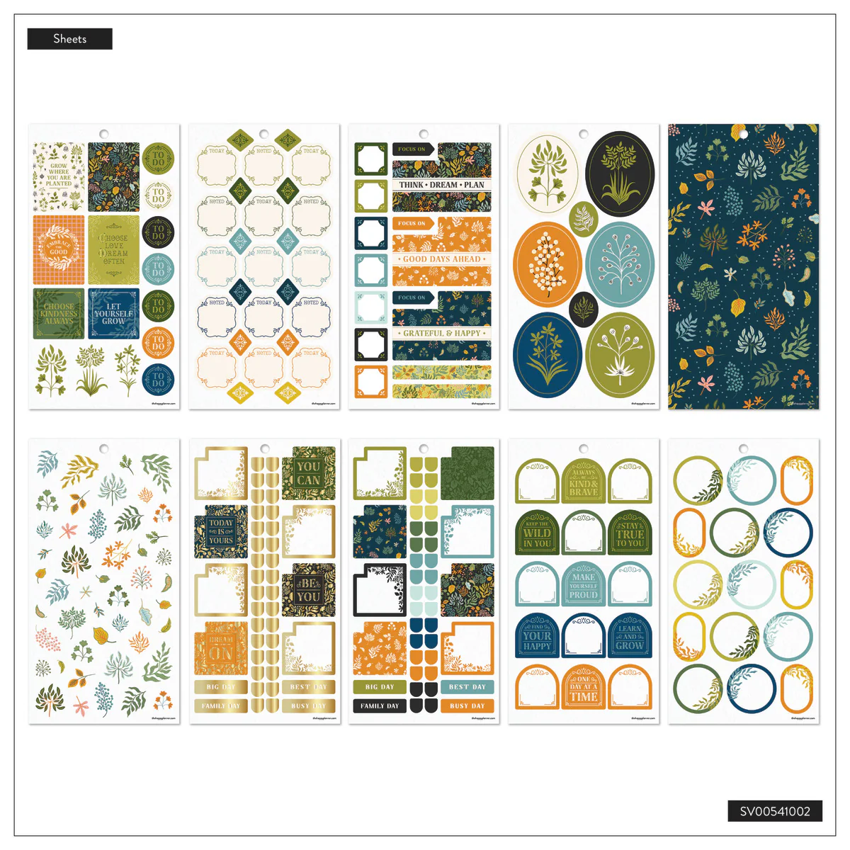 Herbarium - Value Pack Stickers 9 Herbarium - Value Pack Stickers