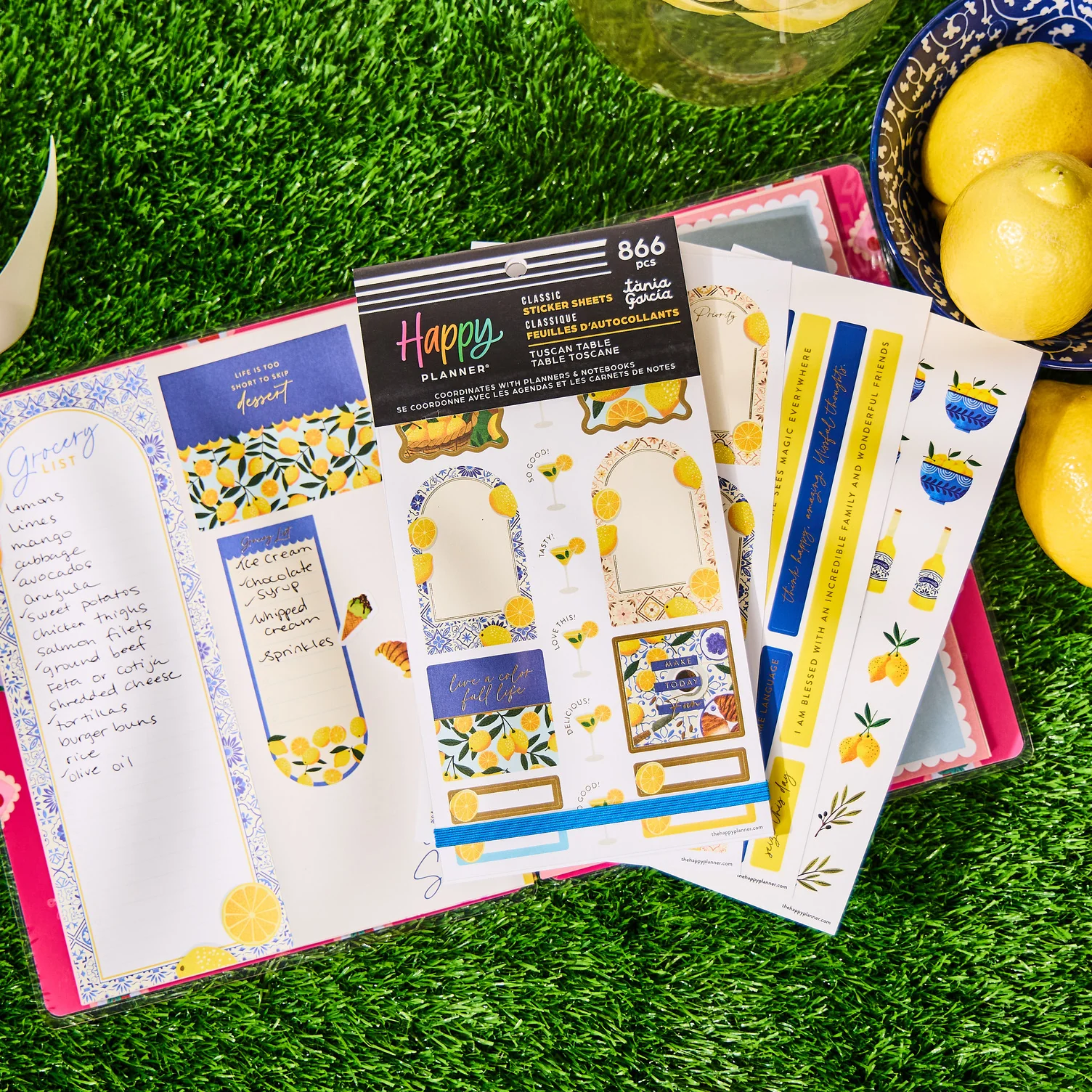 Tuscan Table Meal Planning - Value Pack Stickers 5 Tuscan Table Meal Planning - Value Pack Stickers