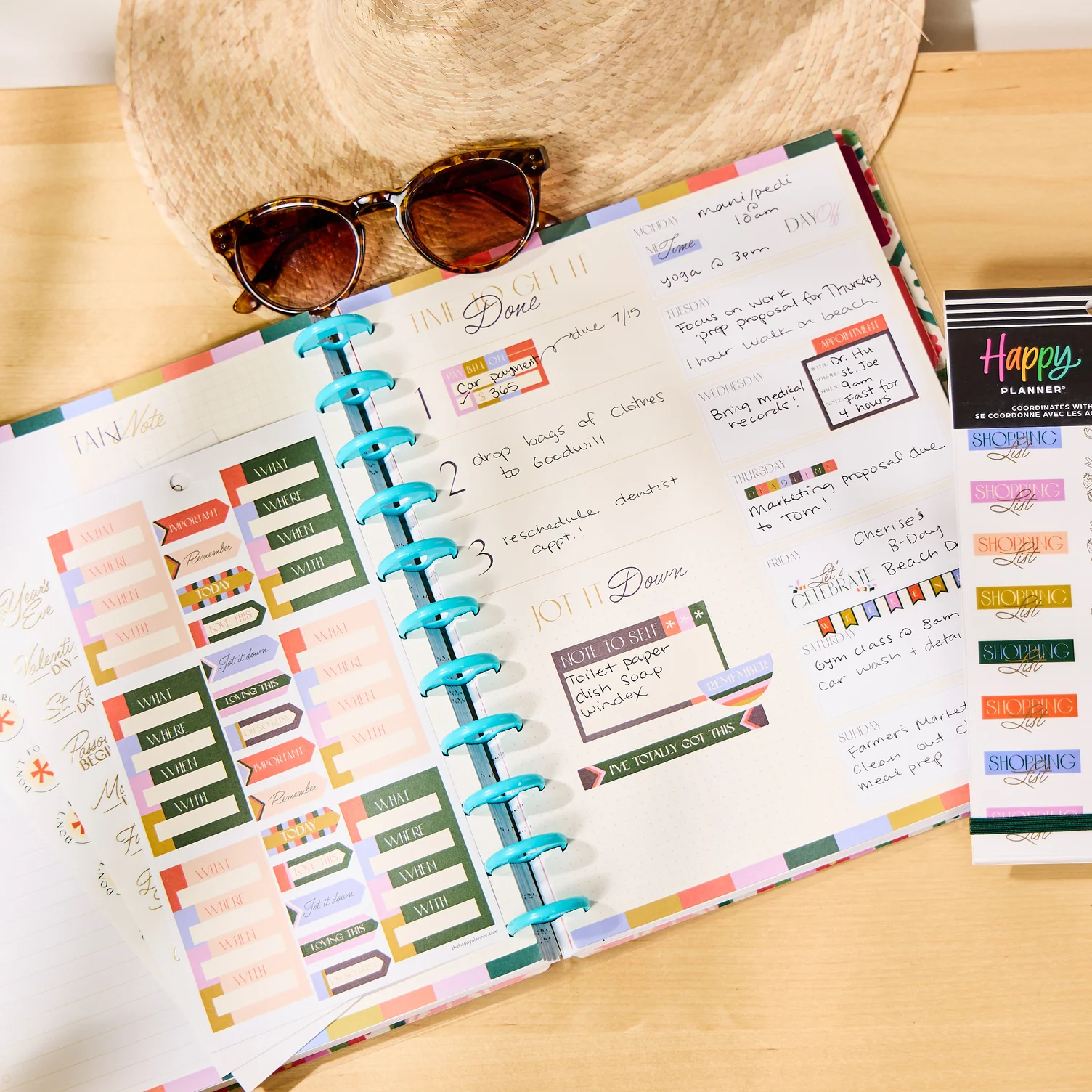 Priorities & Plans - Value Pack Stickers 6 Priorities & Plans - Value Pack Stickers