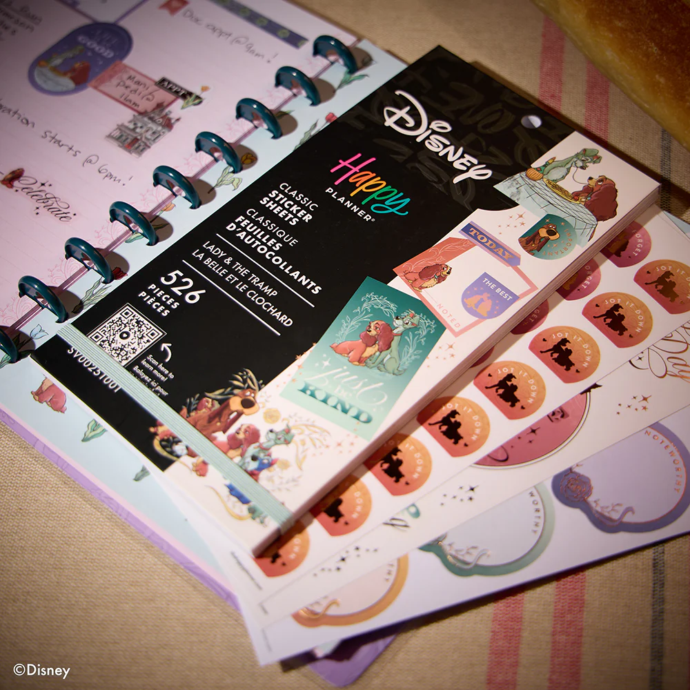 Disney Lady & The Tramp - Value Pack Stickers 11 Disney Lady & The Tramp - Value Pack Stickers