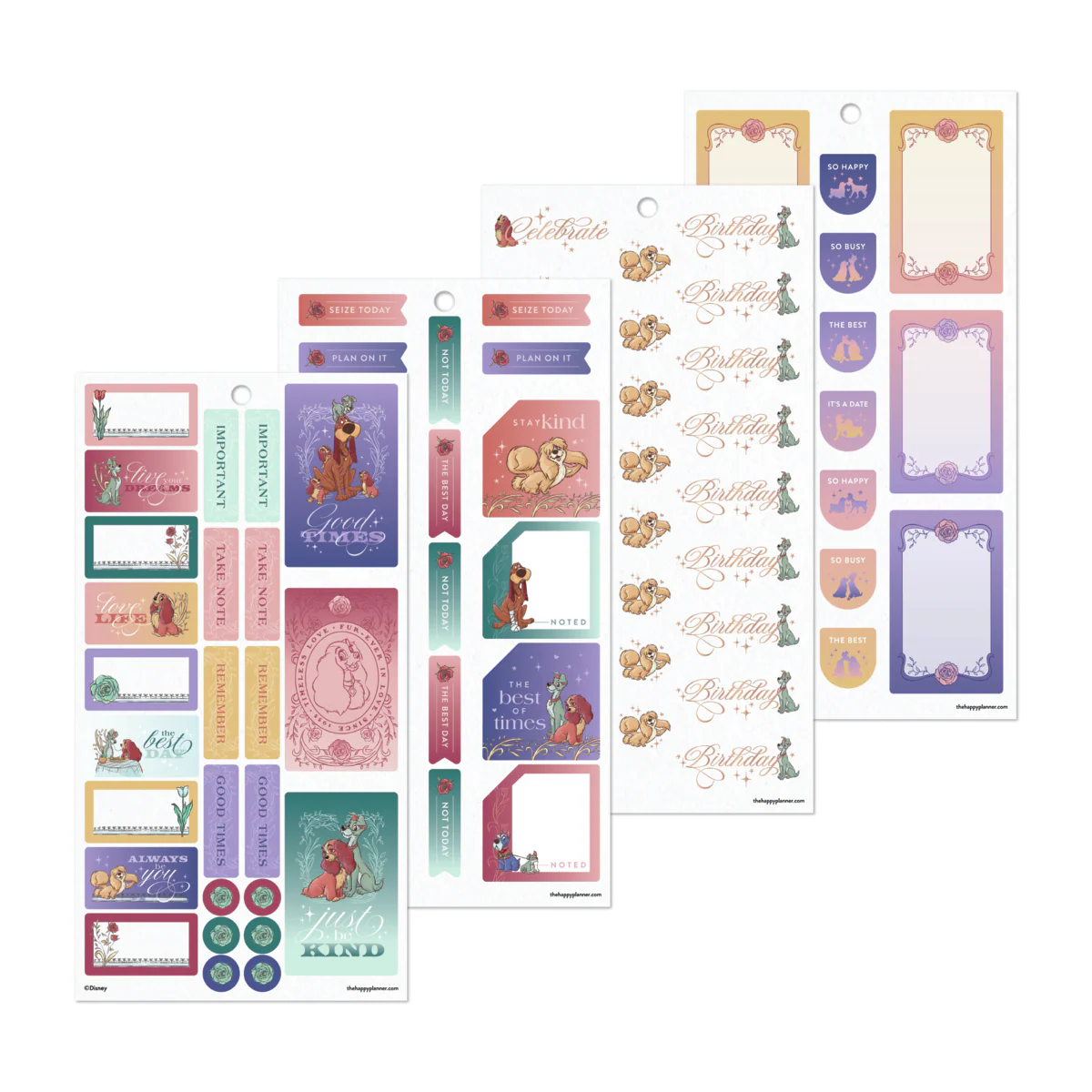 Disney Lady & The Tramp - Value Pack Stickers 17 Disney Lady & The Tramp - Value Pack Stickers