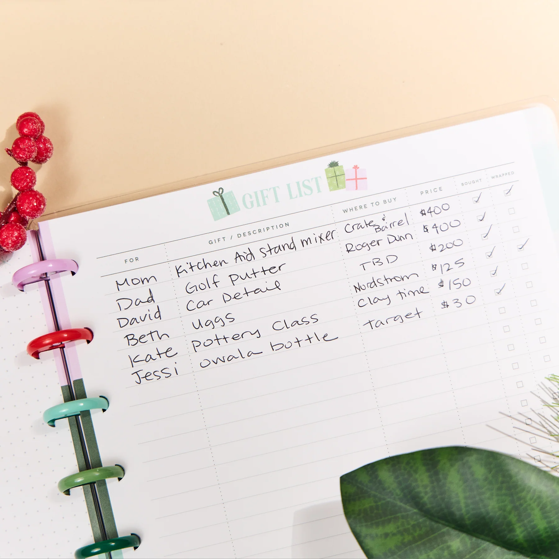 OG Squad Goals - Classic Holiday Planning Notebook - 60 Sheets 12 OG Squad Goals - Classic Holiday Planning Notebook - 60 Sheets