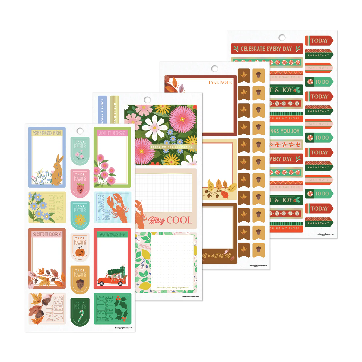 Whimsical Seasons - Value Pack Stickers 11 Whimsical Seasons - Value Pack Stickers