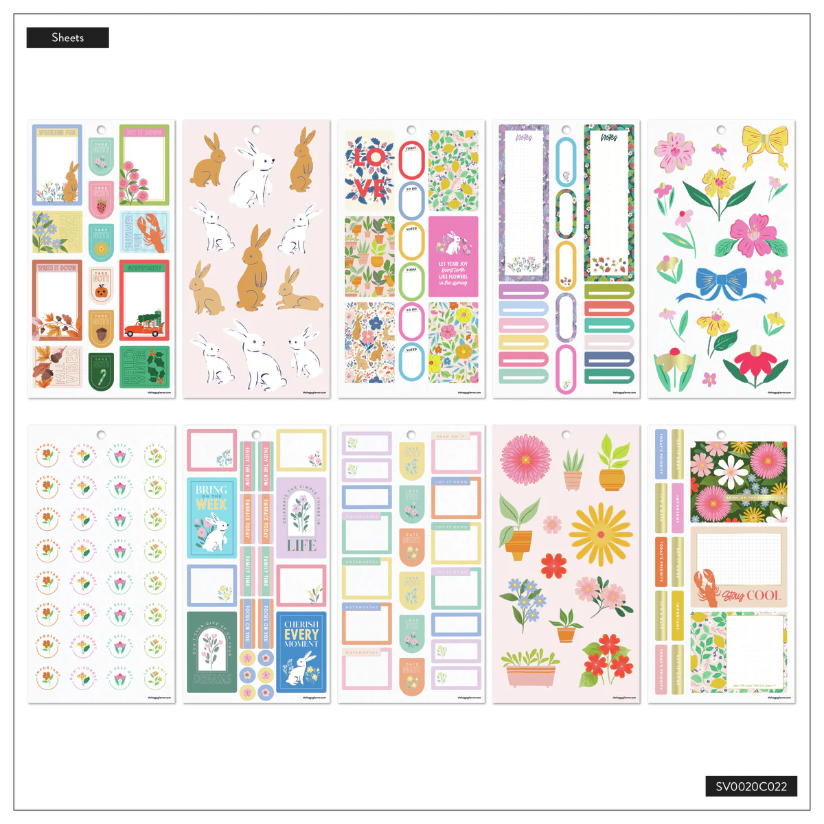 Whimsical Seasons - Value Pack Stickers 8 Whimsical Seasons - Value Pack Stickers