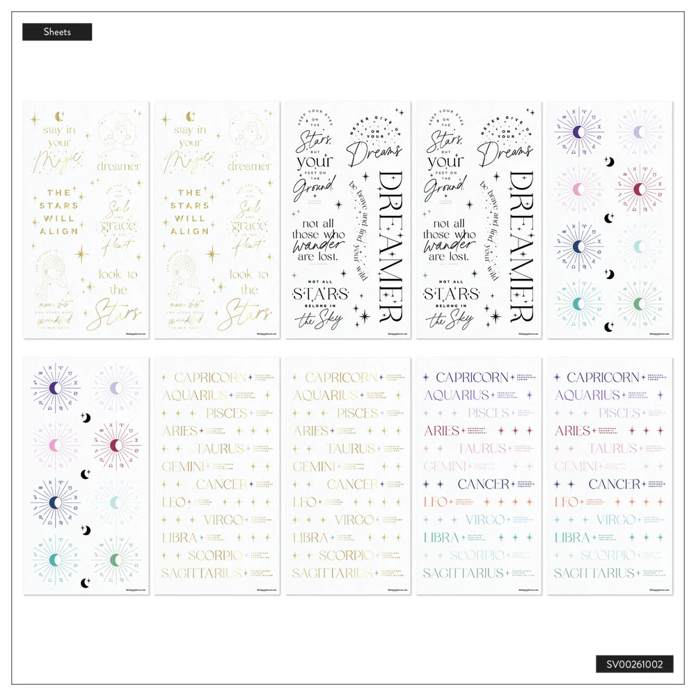 Zodiac Stargazer - Mega Value Pack Stickers - 100 Sheets 9 Zodiac Stargazer - Mega Value Pack Stickers - 100 Sheets