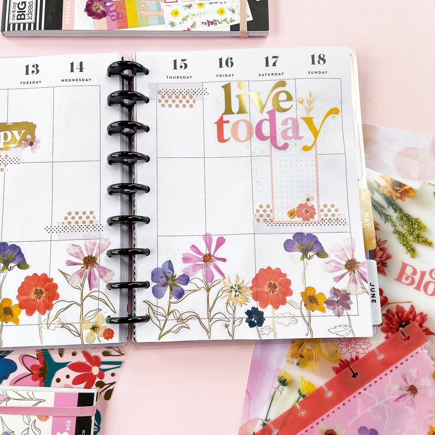 Value Pack Stickers - Pressed Florals