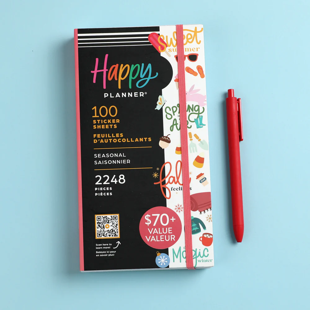 Mega Value Pack Stickers - 100 Sheets - Seasonal