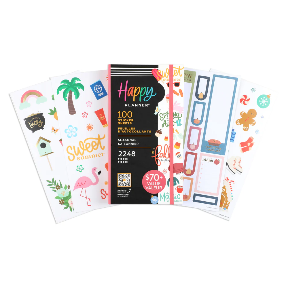 Mega Value Pack Stickers - 100 Sheets - Seasonal 5 Mega Value Pack Stickers - 100 Sheets - Seasonal