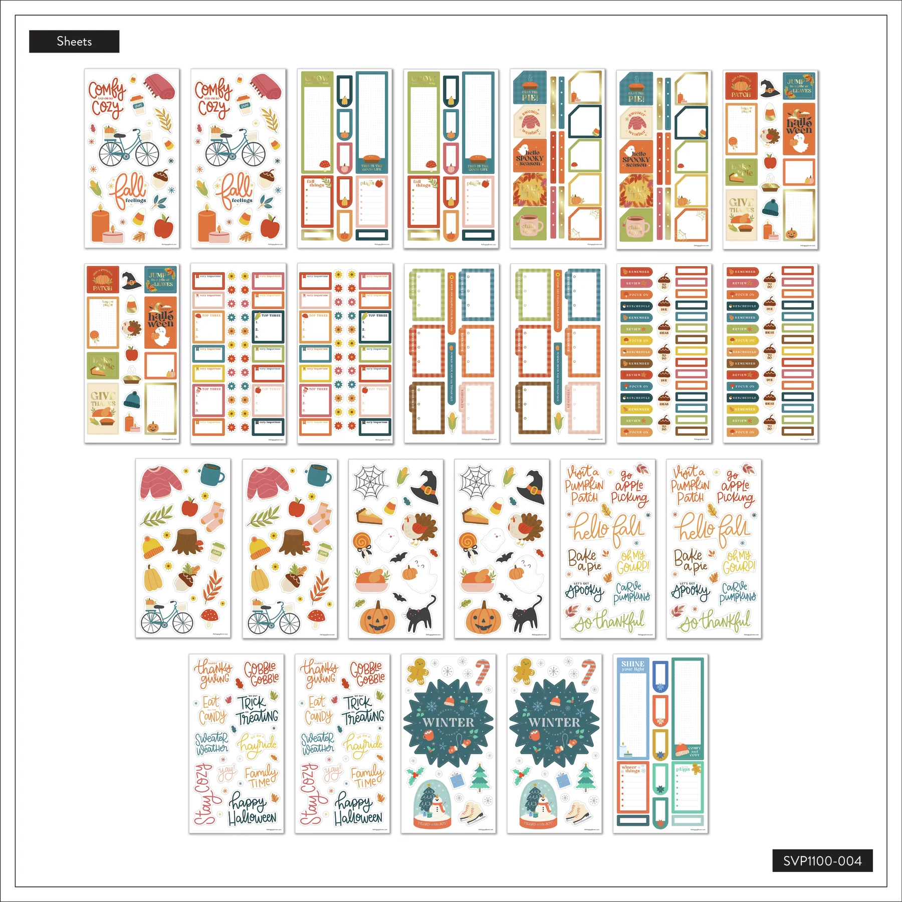 Mega Value Pack Stickers - 100 Sheets - Seasonal 8 Mega Value Pack Stickers - 100 Sheets - Seasonal