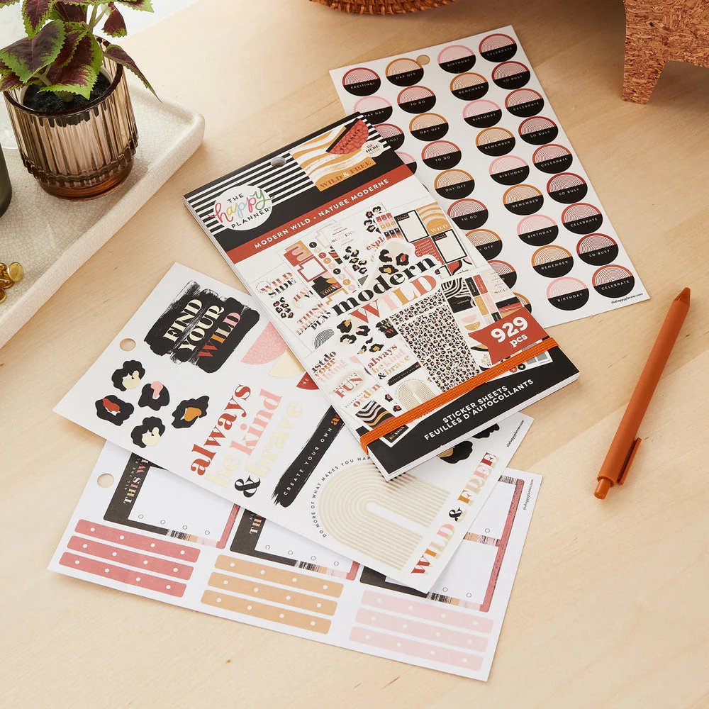 Value Pack Stickers - Modern Wild 4 Value Pack Stickers - Modern Wild