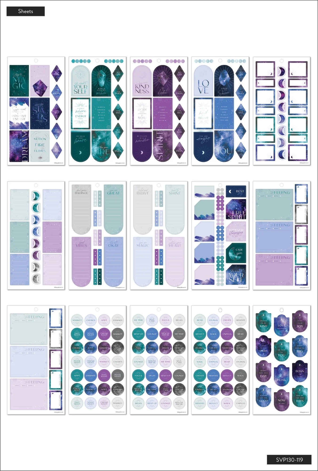 Value Pack Stickers - Among the Stars 4 Value Pack Stickers - Among the Stars