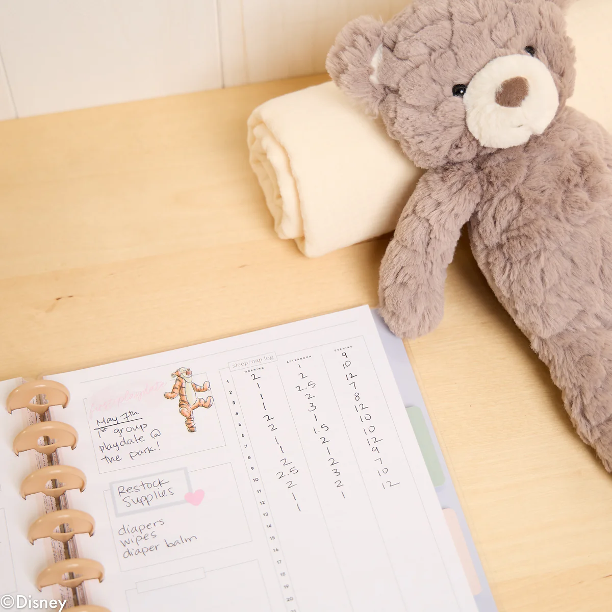 Undated Disney Winnie the Pooh Customizable Baby Planner - Classic Baby's First Year Layout - 12 Months 9 Undated Disney Winnie the Pooh Customizable Baby Planner - Classic Baby's First Year Layout - 12 Months