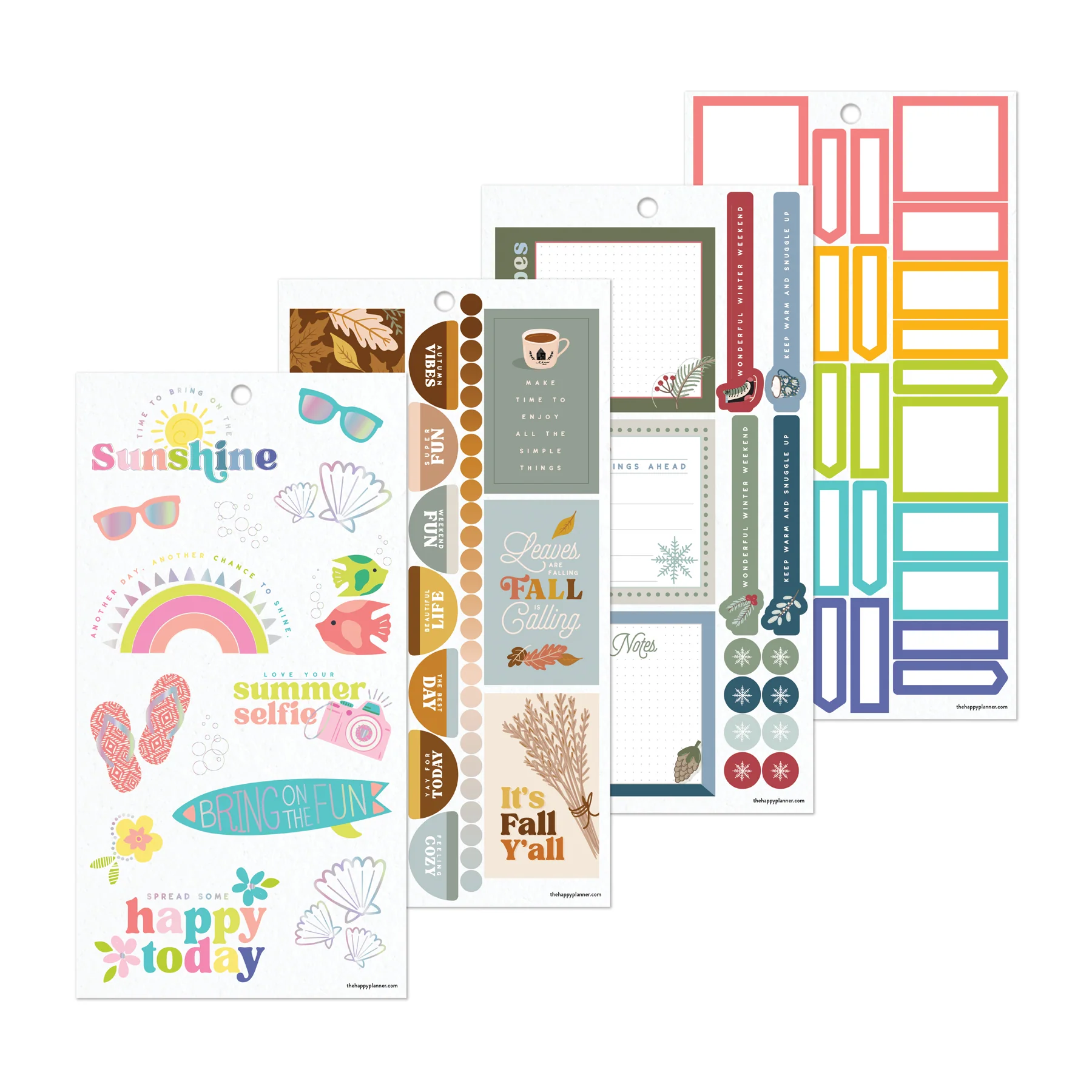 Ultimate Seasonal Sticker Bundle - 4 Sticker Books - The Happy Planner