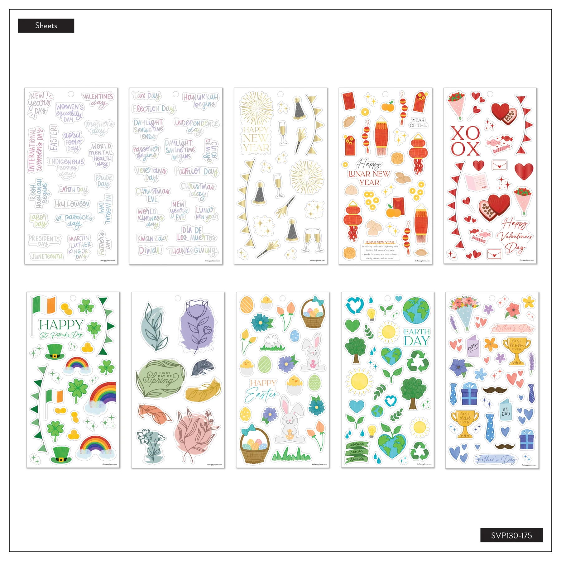 Ultimate Seasonal Sticker Bundle - 4 Sticker Books - The Happy Planner